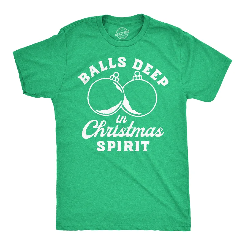 Act Now Balls Deep In Christmas Spirit Men's T Shirt