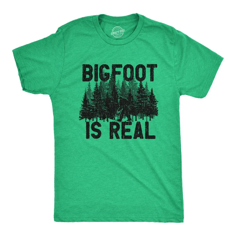 Make Your Weekend Count with Savings Bigfoot Is Real Men's T Shirt