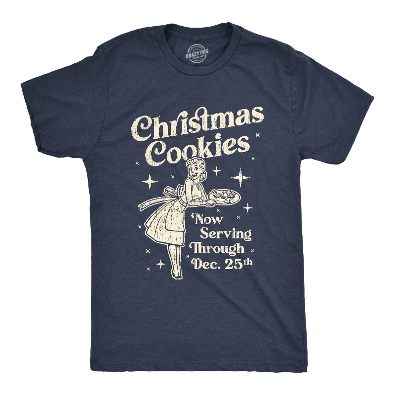 Bargain Bin Christmas Cookies Now Serving Through December 25th Men's T Shirt