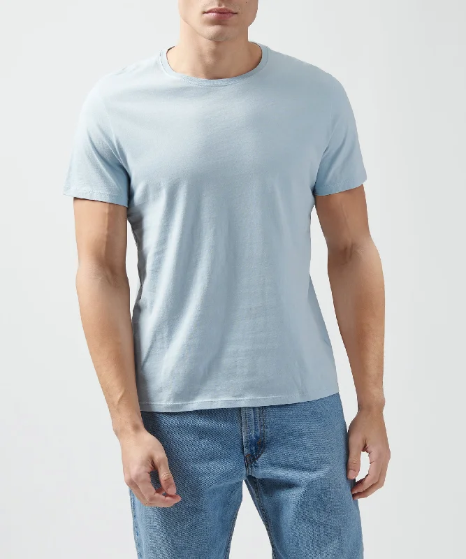 Savings Event Classic Jersey Crew Neck Tee - Blue