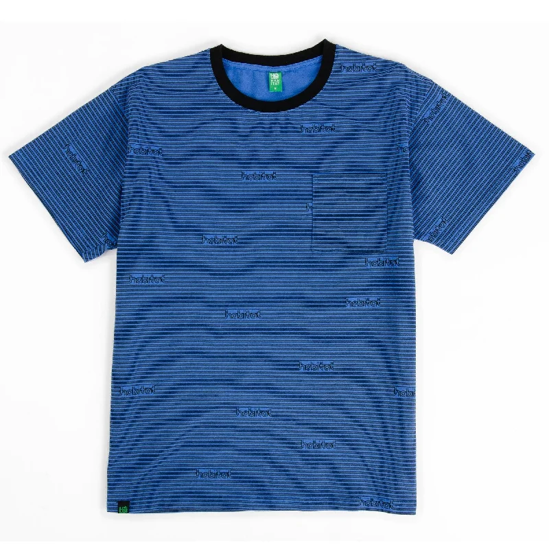 Weekend Bargains to Savor Ellipse Striped Shirt Blue
