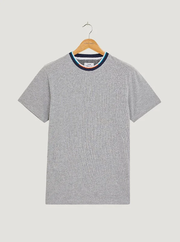 Savings Alert Fergus T-Shirt - Grey Marl
