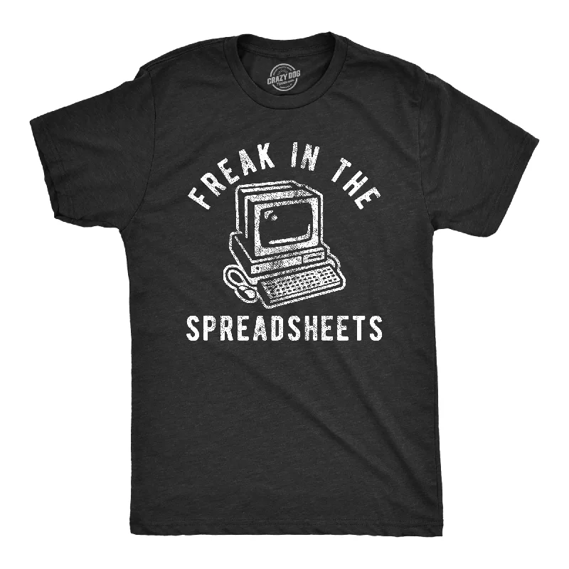 Lowest Rates Freak In The Spreadsheets Men's T Shirt