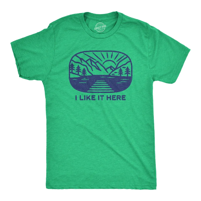 Best Seller I Like It Here Men's T Shirt
