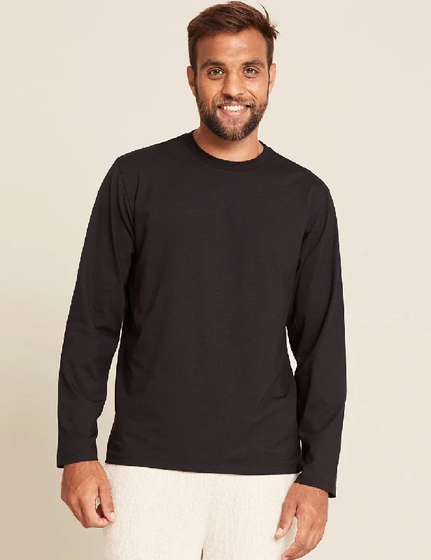 Weekend Discounts to Celebrate Men's Classic Long Sleeve T-Shirt - Black