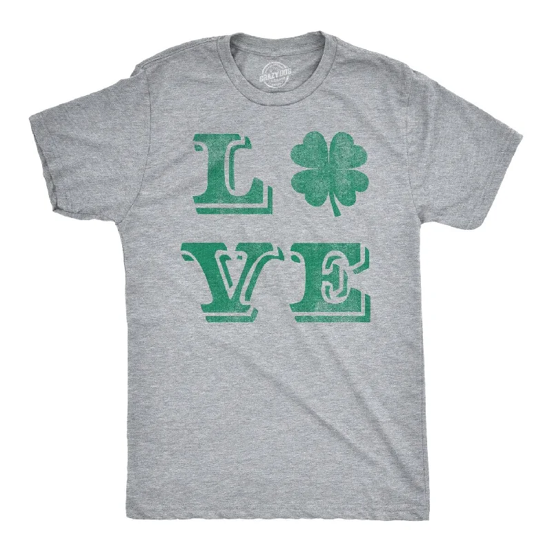 Value Deals LOVE Lucky Clover Men's T Shirt