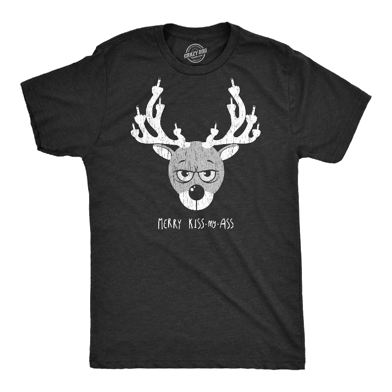 Weekend Wonders Await! Merry Kiss My Ass Men's T Shirt