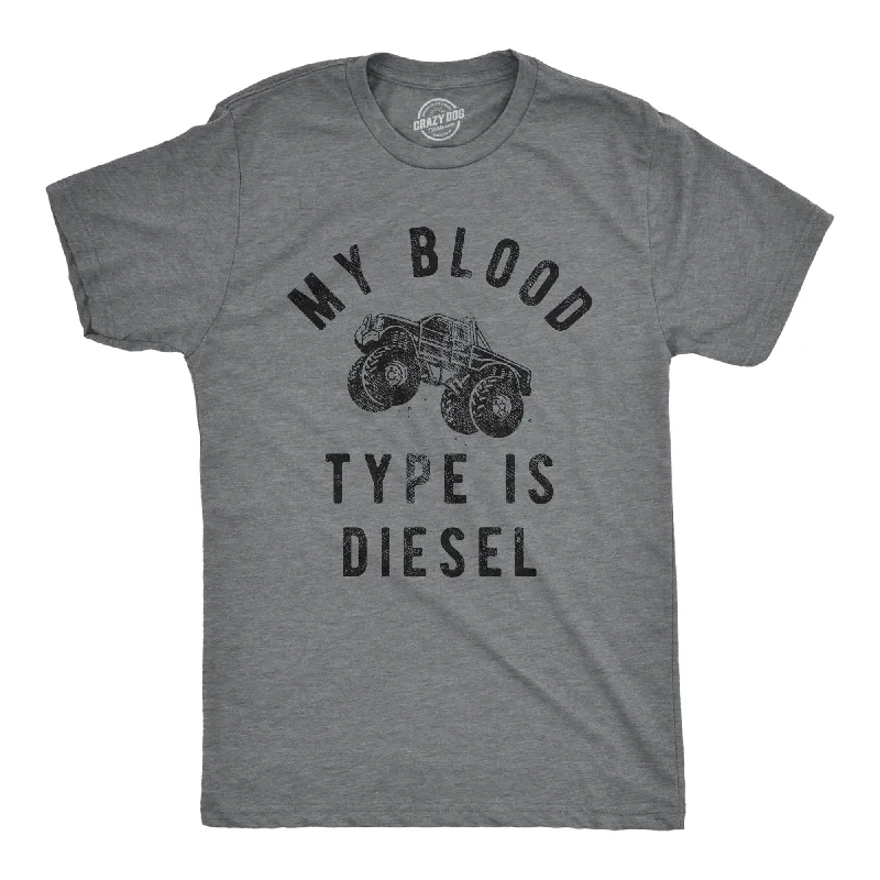 Weekend Savings Sensation My Blood Type Is Diesel Men's T Shirt