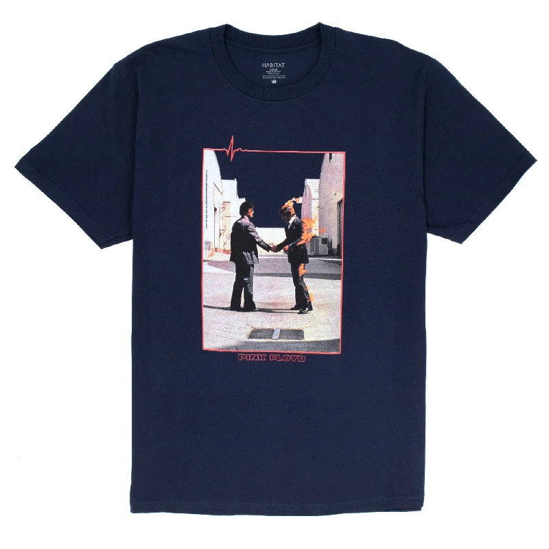 Steals and Deals Pink Floyd Wish You Were Here T-Shirt Navy