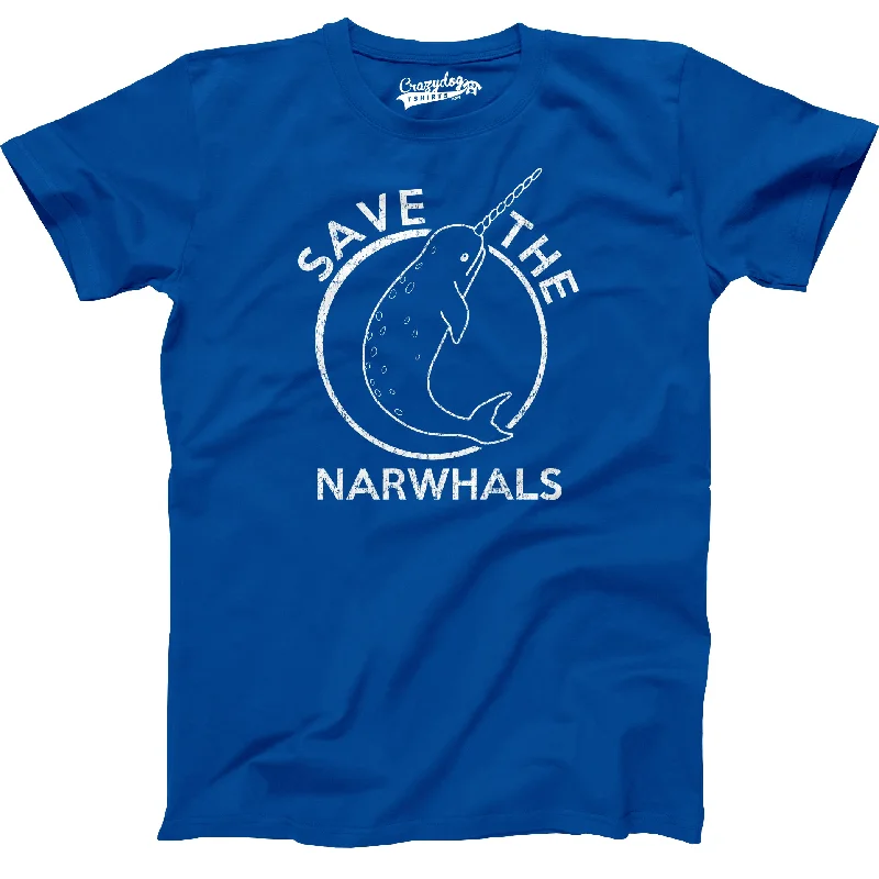 Savings Event Save The Narwhals Men's T Shirt