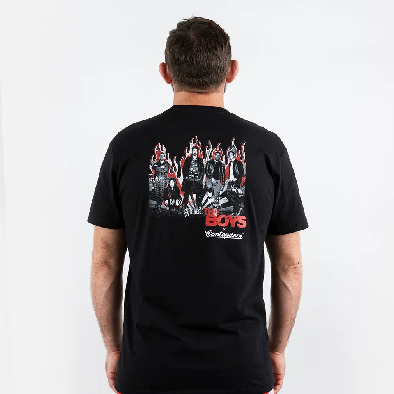 Markdown Madness THE BOYS FLAMES SHORT SLEEVE SHIRT