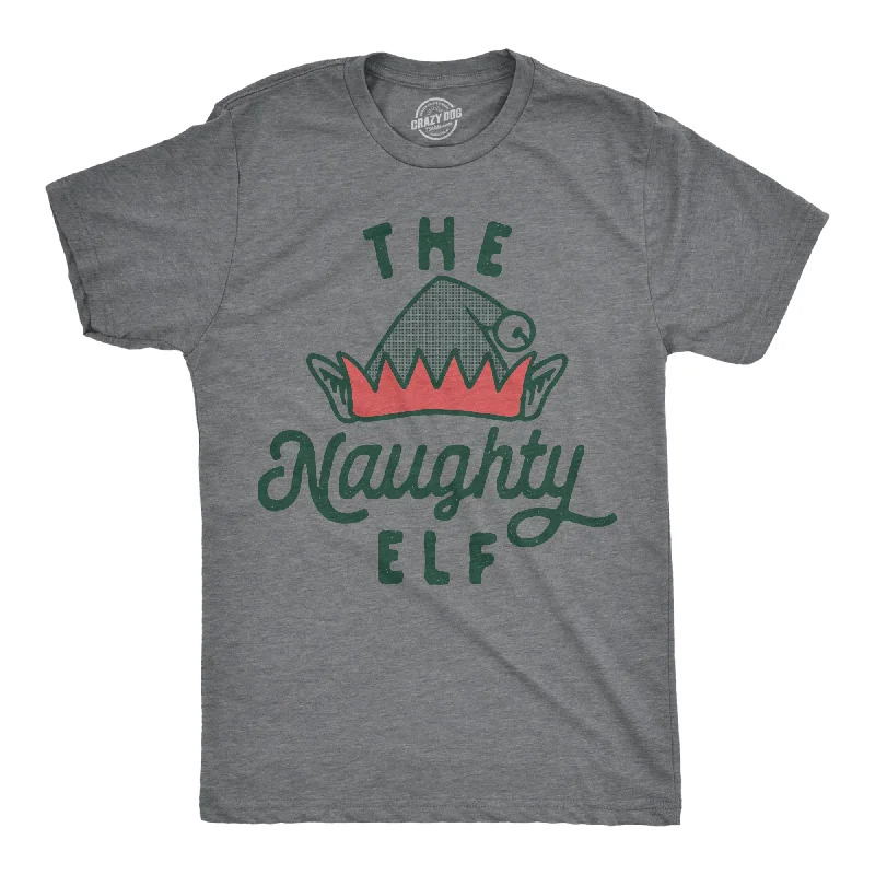 Quick Deals The Naughty Elf Men's T Shirt