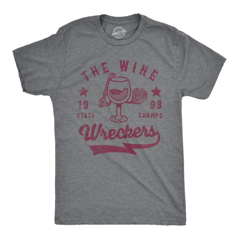 Exclusive Offer The Wine Wreckers State Champs Men's T Shirt
