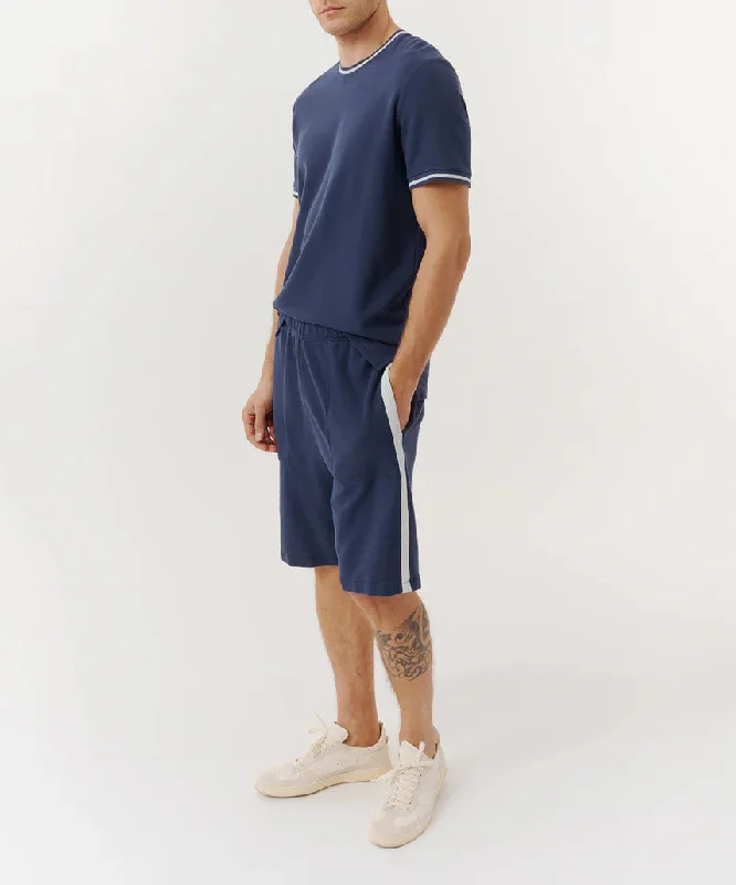 Weekend Savings Spectacle Cotton Pique Pull-On Shorts - True Navy