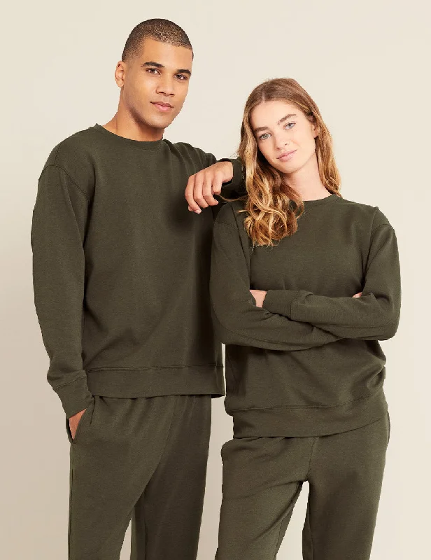 Your Weekend, Your Savings Unisex Crew Neck Sweater - Dark Olive